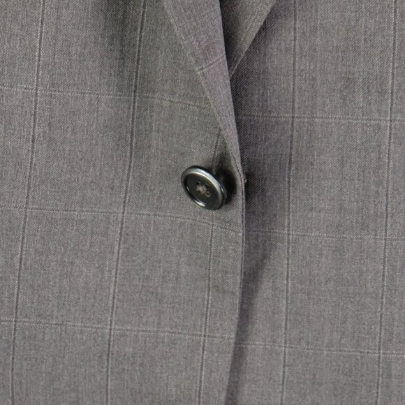 Coppley Blazer Mens 40R Gray Check Two Button Vented Reda Super 110S Wool - Picture 4 of 16